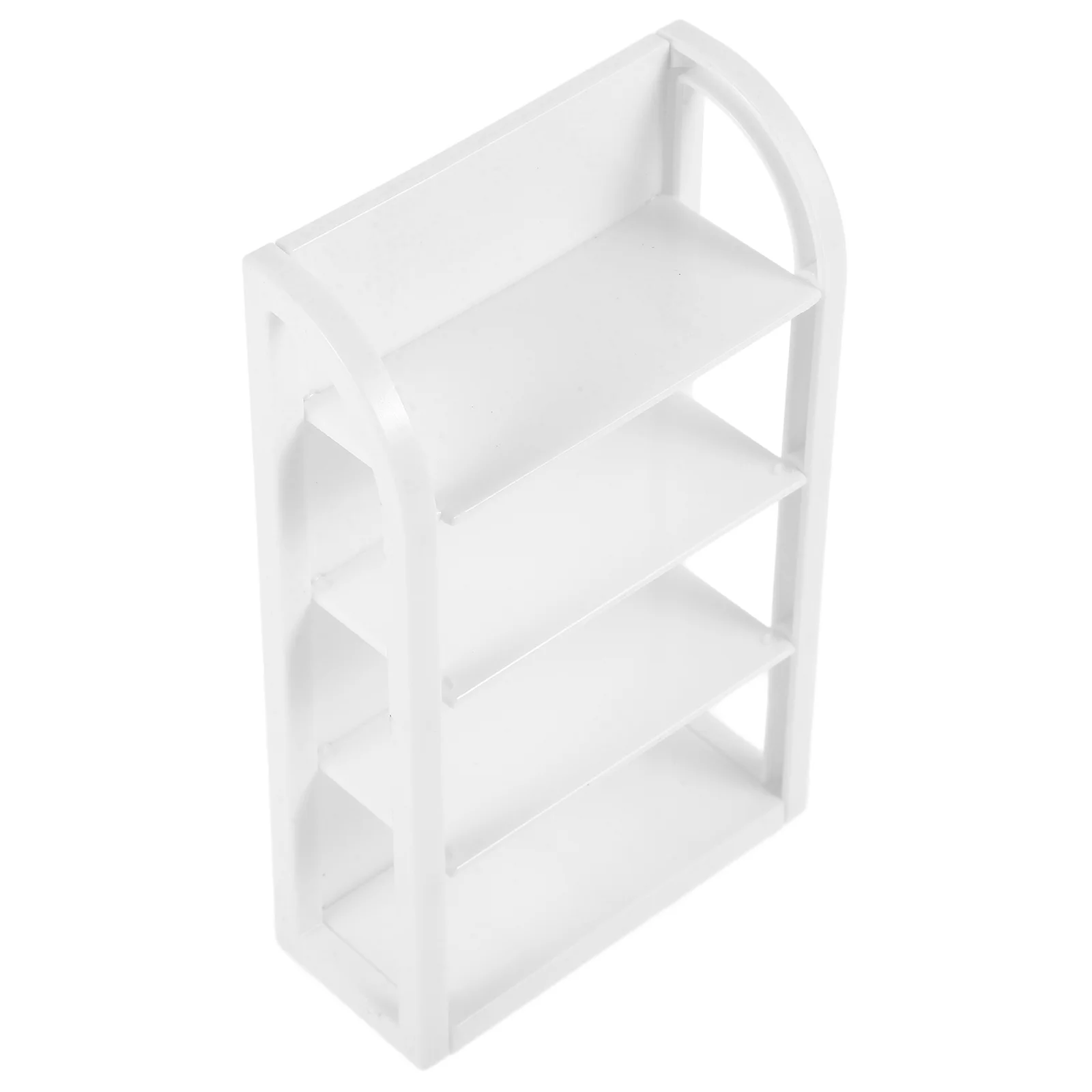 

Miniature Display Shelf Model Realistic Supermarket Shelves for House Furniture Plastic Child Toy 120x75x60mm Mini Stand