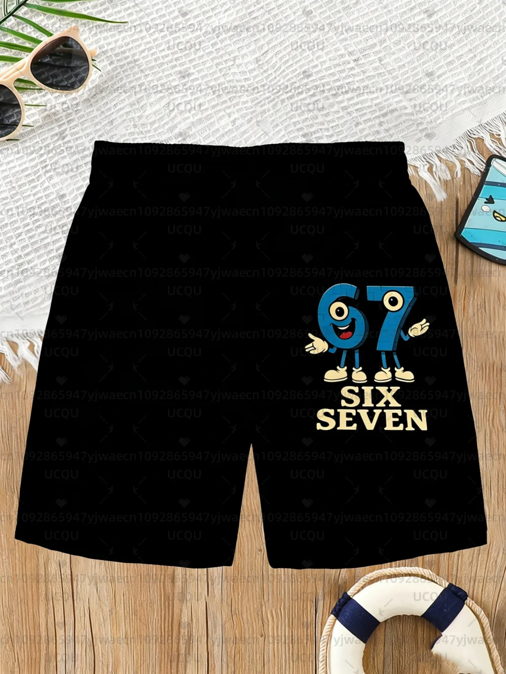 Summer For Kids 67 Six Seven Italian Brain Rot Math Joke Tops Y2k Game Saying Shorts Graphic Y2k Children's Shorts