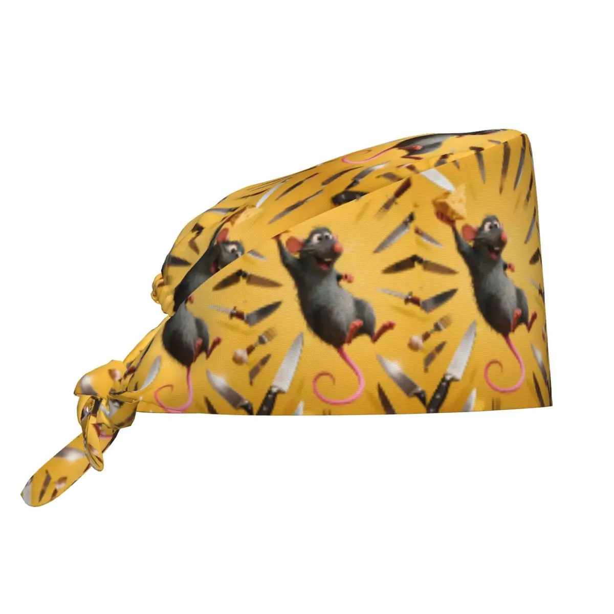 El personal médico personalizado de Ratatouille exfolia el chef de Remy de las mujeres de los hombres para las gorras del exfoliante del sombrero del chef