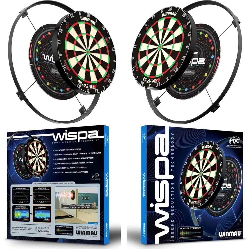 

Wispa Noise-Reducing Dartboard System