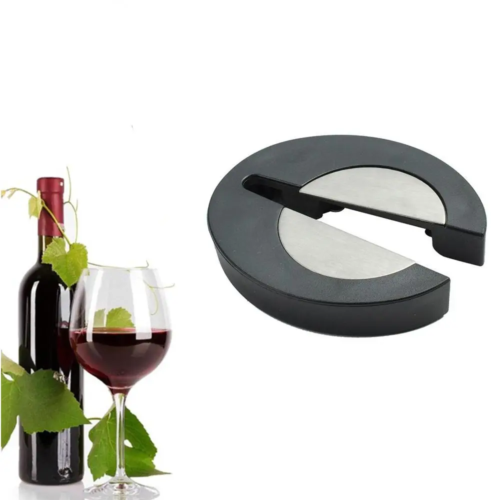 Kitchen Utensil Black Color Tinfoil Cutter Wine Bottle Cap Bar Tool Cutting Blades Foil Cutter Paper Cutter Red Wine Opener