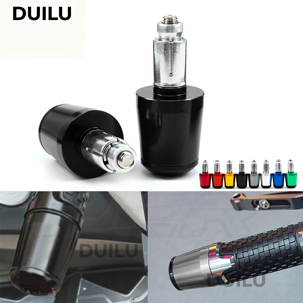 

DUILU For Suzuki GSXR GSX-R GSX 600 750 1000 Motorcycle Hand Grips Handle Bar End Cap
