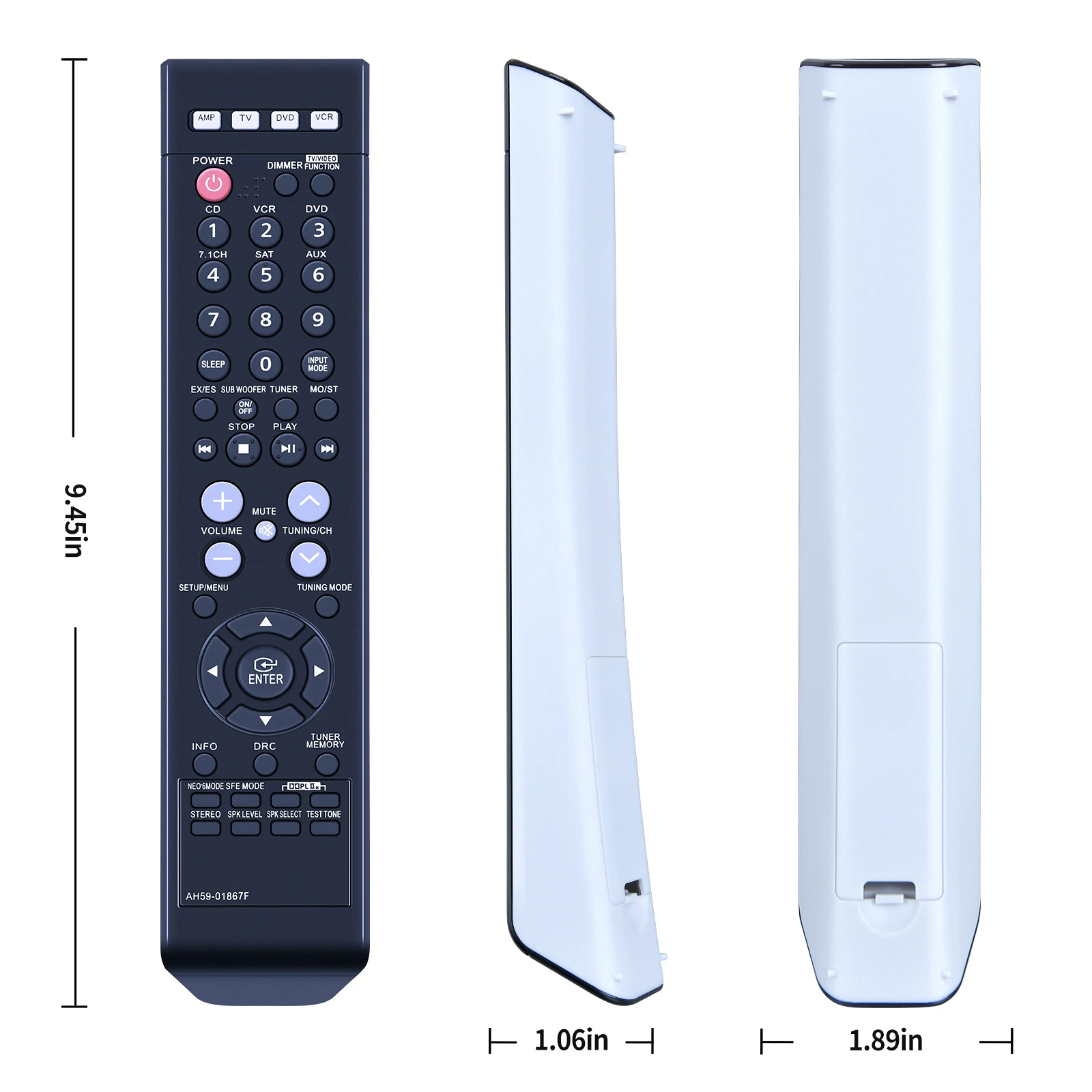 AH59-01867F für Samsung Heimkino-Fernbedienung HTAS720S HTAS720ST HTAS720ST/XAA HTAS720ST/XAC AVR720 HTAS720 HT-AS720 HT-AS