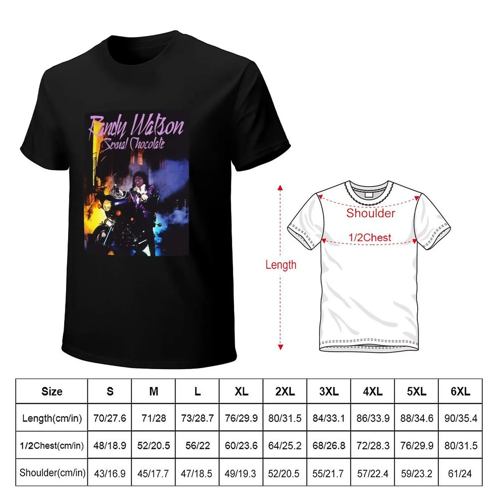 Party Like It's 1988 Randy Watson And The Sexual Chocolate T-Shirt Comfortable Basic Crew Neck Tee