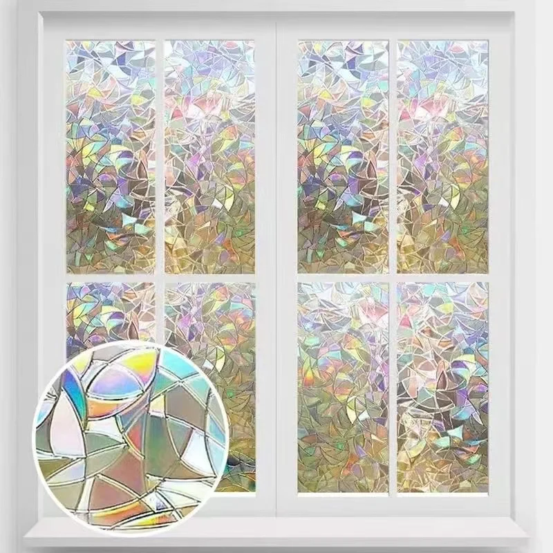 Matte Frosted Glass Window Sticker, Privacy Anti-Peep Frosted Window Film, Light Transmitting But Non-Transparent Glass Cover fo