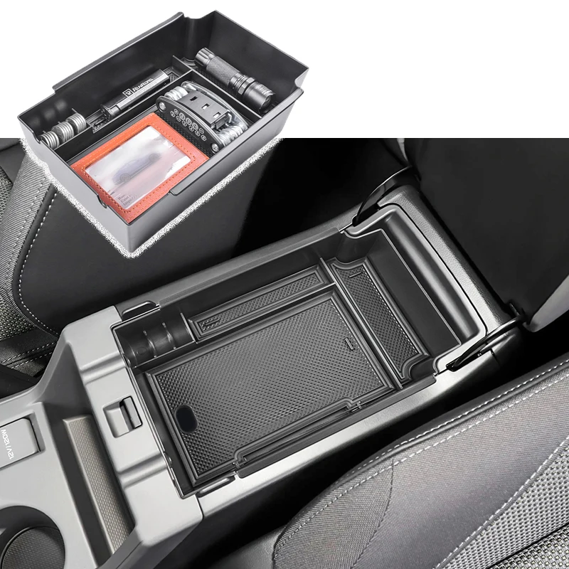 

Console Organizer Tray For Subaru Crosstrek 2024 and Impreza 2024 Accessories Insert Armrest Glove Box Secondary Storage