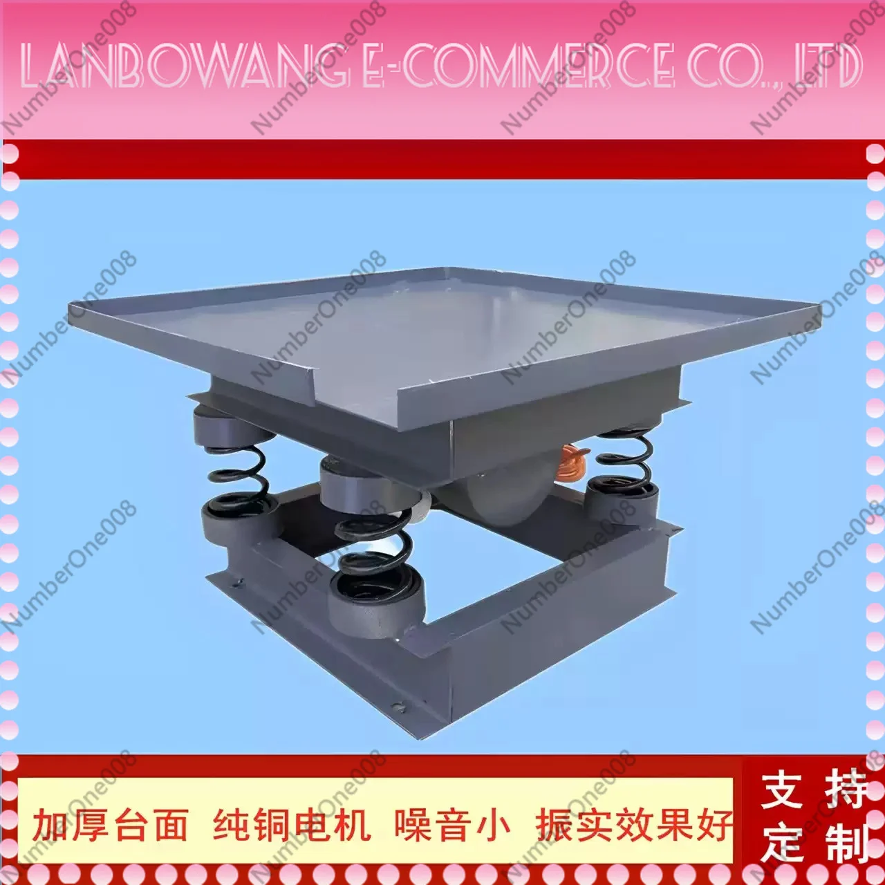 50x50cm Concrete Vibration Table for Lab Testing, Cement Block Molding Vibrating Plate with Magnetic Clamping