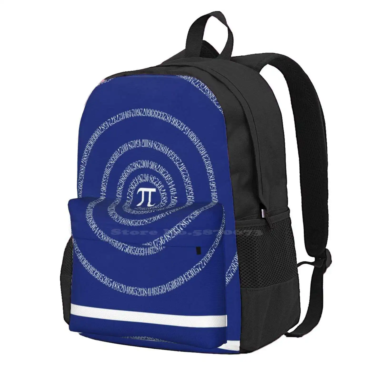 A S Pi Ral ... Hot Sale Schoolbag Backpack Fashion Bags Pi Day I Ate Some Pi Pi Symbol Pie Mathematics Nerd Geek Algebra