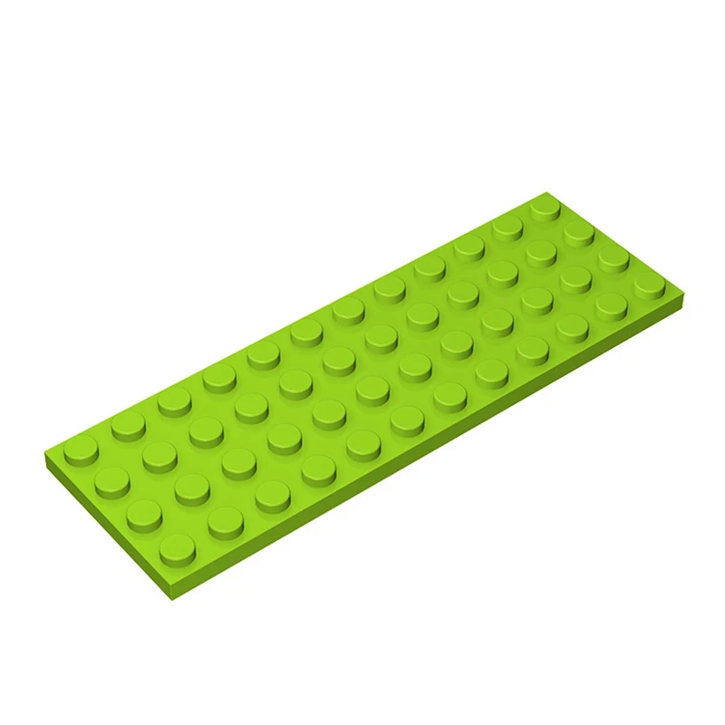 Gobricks Moc Plate 4 x 12 Bricks Parts Compatible with 3029 Children Toy Building Blocks Assembles Technical Birthday Gift Adult