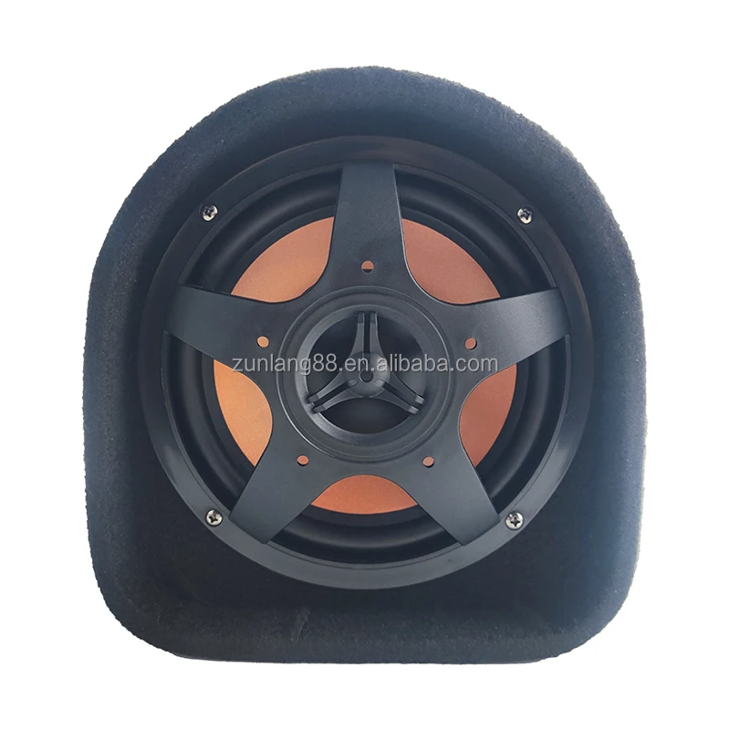 OEM Factory 8 Inch Car Active Subwoofer Sound Speakers Box Full Range Amplifier Bass Tube with Aluminium Frame Single Coil