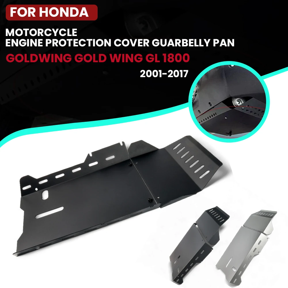 For HONDA Gold Wing 1800 GL1800 2001-2017 Motorcycle Engine Protection Cover Guard Skid Plate Belly Pan Protector  Accessories