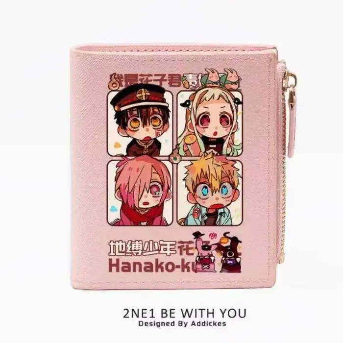 

Anime Toilet-Bound Hanako-Kun Yashiro Nene Fashion Wallet PU Purse Card Coin Zipper Money Bag Cosplay Gift B2033 Hit