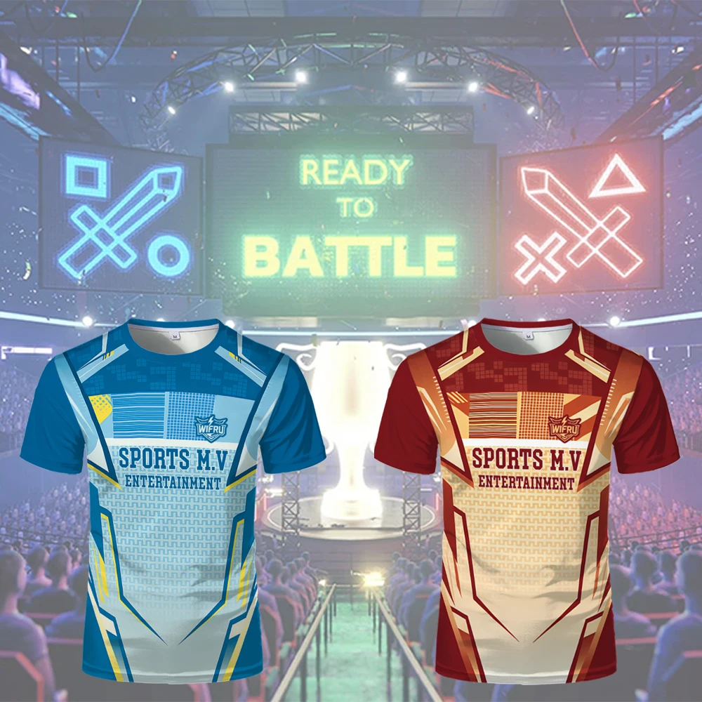 

Customizable E-sports Training Jerseys Breathable Quick-drying Short-sleeved Team Uniforms Youth T-shirts For Men And Women