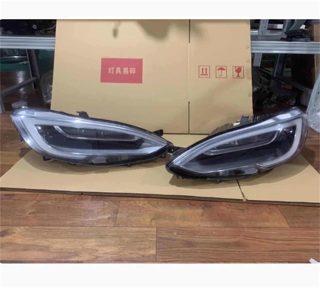 Car Headlight assembly For Tesla ModelX led DRL daytime running light turn signal head lamp 2pcs