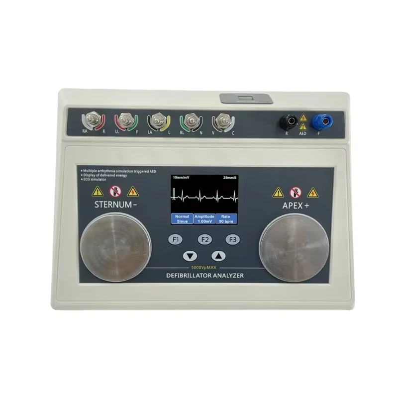 High Adaptability Defibrillator Simulator/Analyzer for AED Testing Analysis 5/3-Lead ECGs Electricity Class