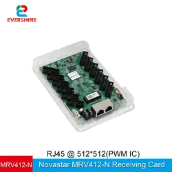 Full Color Light LED Display Receiving Card Novastar MRV412-N LED Screen Video Control Card With 12 HUB75E Ports 512x512 Pixels