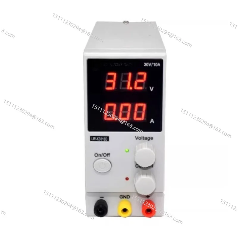 K3010D Adjustable DC Power Supply 30V 10A, High Precision 4-Digit Display for Phone Repair & DIY