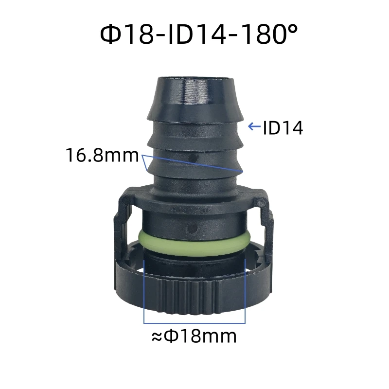 18 size Exhaust pipe fittings Exhaust tube plastic connector Fuel line connector for VW for Volkswagen EA888 1pc