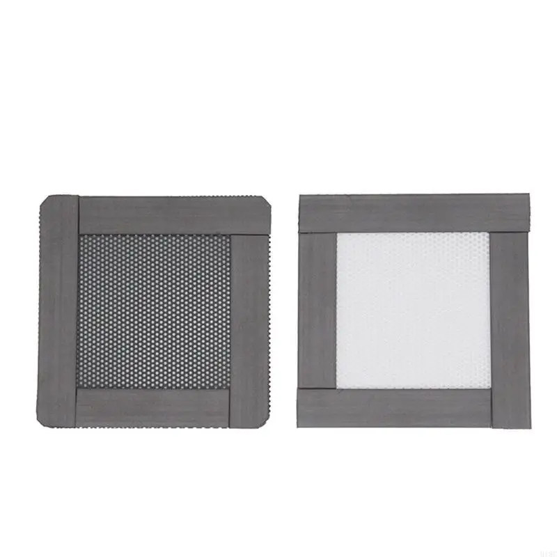 Staubfilter, Computer-Lüfter, Kühler, PVC, magnetisches Netz, schwarz, staubdicht, für Gehäuseabdeckung