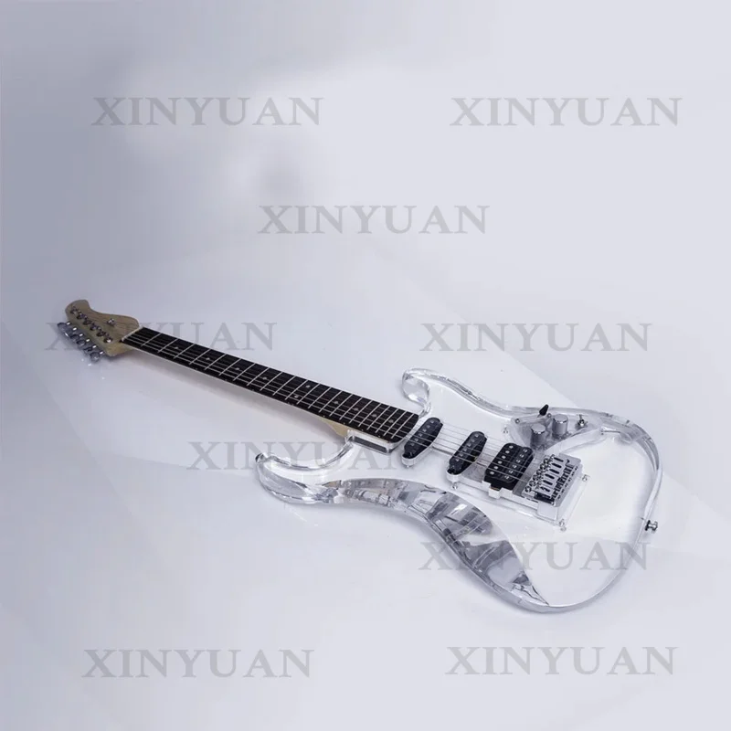 Electric Guitar, 39 Inch Limited Headless Size Instrument Suitable for Beginner and Intermediate Players, Popular Edition