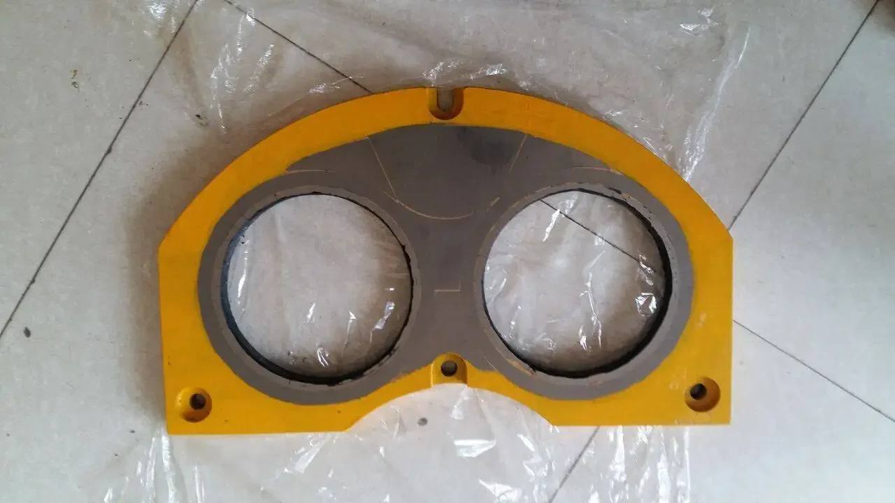 Customer Satisfied Glasses Wear Plate Putzmeister Concrete Pump Spare Parts Alloy Quality DN200 Glasses