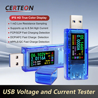 USB Tester Voltage Current Detector 3.6‑30V 0‑5A High‑Speed Charging Protocol Detector QC3.0/DCP/FCP/SCP USB Power Meter