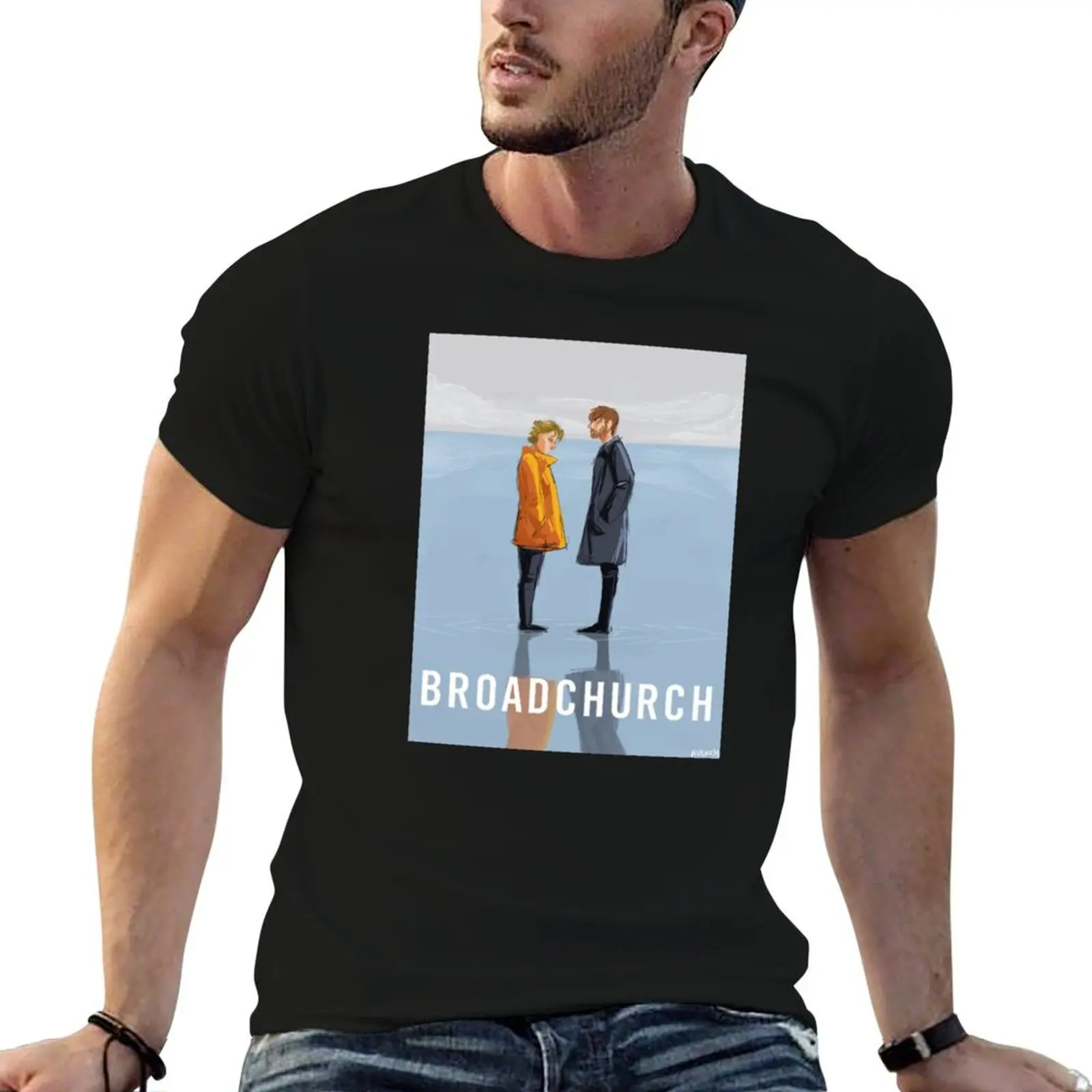 broadchurch T-Shirt plus size clothes graphic t shirt vintage summer top Men's t-shirt