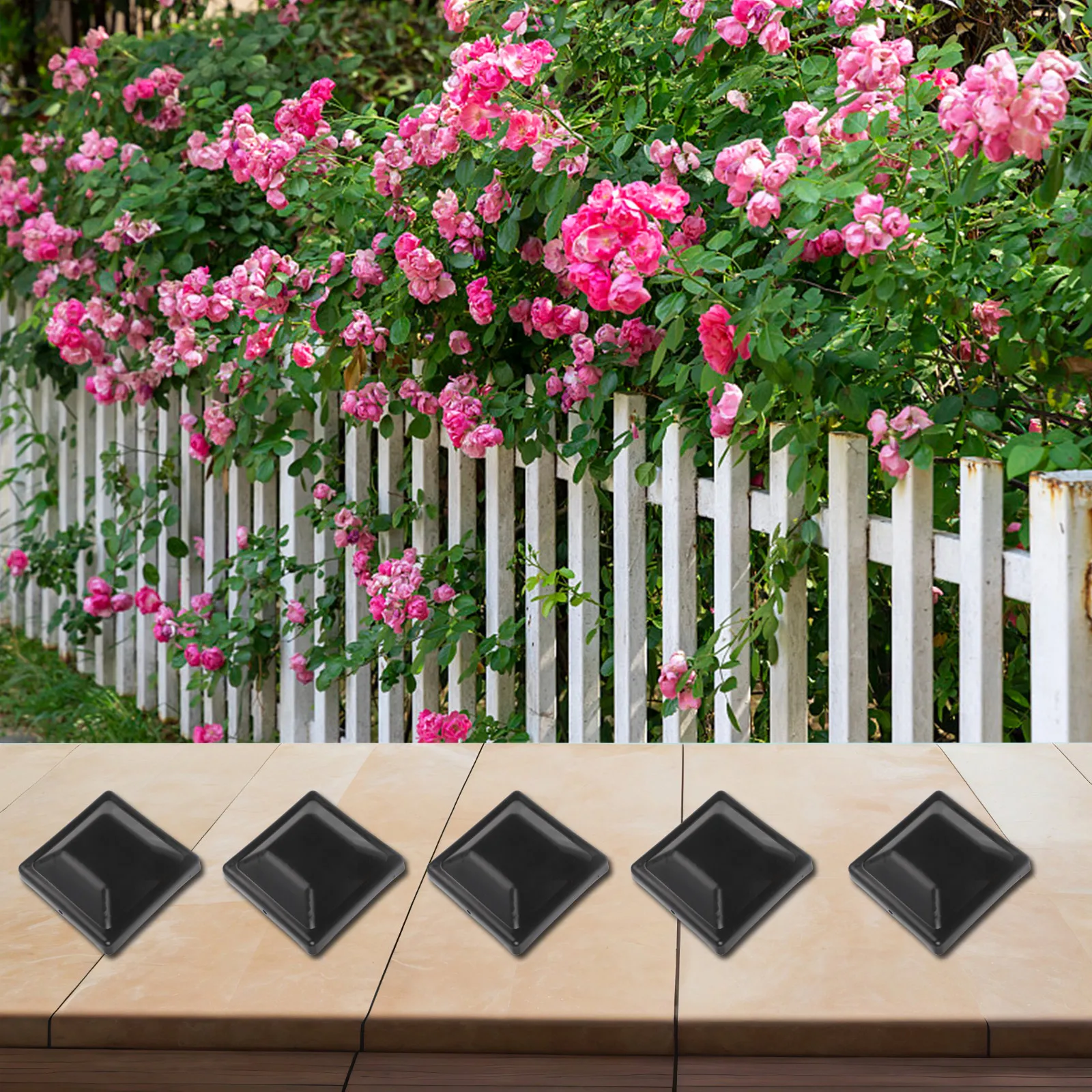 

Корпус стойки 4x4 Аксессуары для палубы Экономичный пакет Простая установка Стоимость процесса Эффективные крышки столба для забора