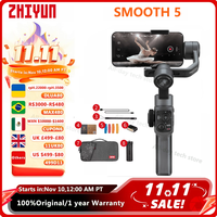 ..ZHIYUN Smooth 5 Gimbal Phone Handheld Stabilizer 3-Axis Smartphone Gimbals for iPhone 13 PRO/Samsung/Huawei/Xiaomi