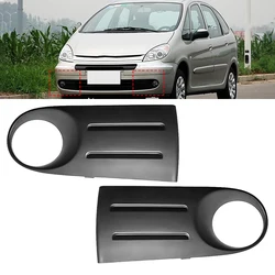 9650212377 9650212477 For Citroen Picasso Left Righ front fog lamp cover Picasso bumper frame black bracket outer cover 7452 CL