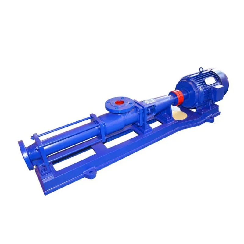 Stainless Steel Screw Pump mud progressive cavity pump helical rotor mono screw oil slurry sludge pumps