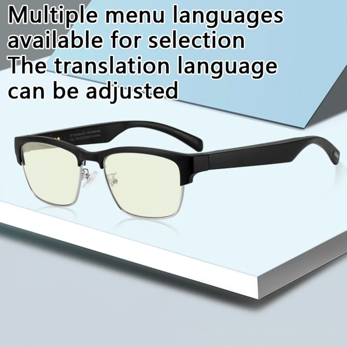

AI translation glasses support accurate simultaneous interpretation of multiple languages including text image voice translation