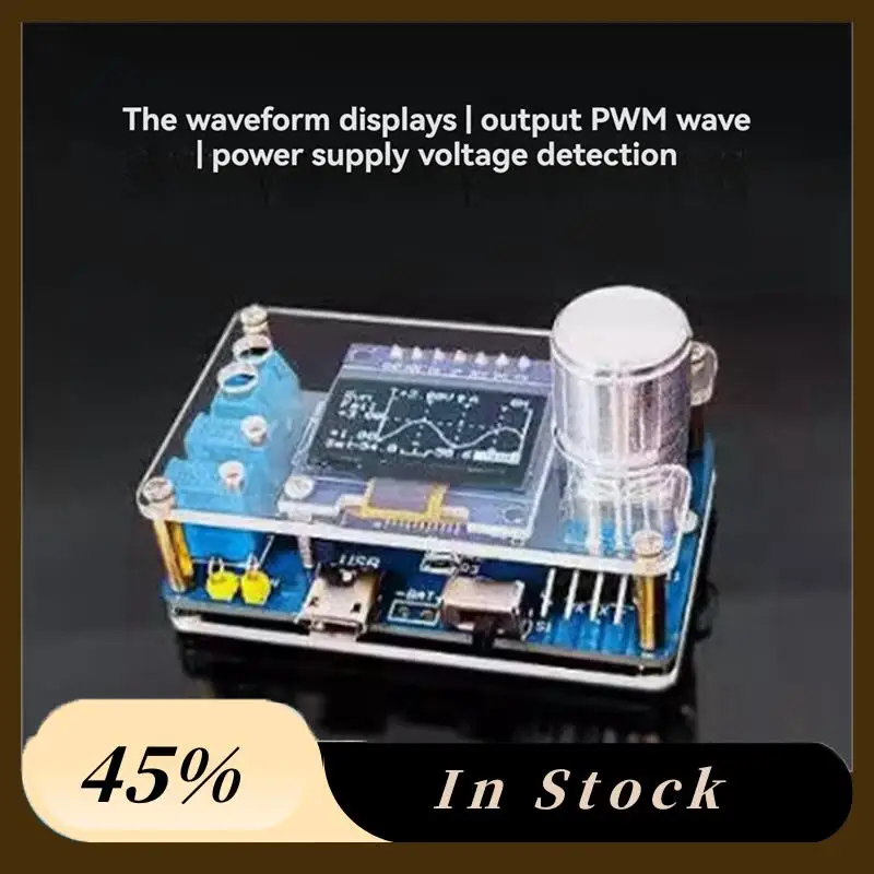 2025 Trenddiy Mini Digital Oscilloscope Kit STC8K8A Microcontroller Electronic Soldering Practice Loose Parts