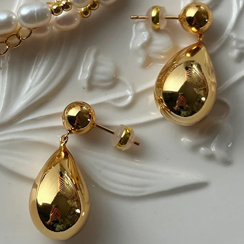 Mewanry Water Drop Geometric Earrings For Women Simple Creative Personality Ear Needle Anniversary Party Jewelry Gifts Wholesale