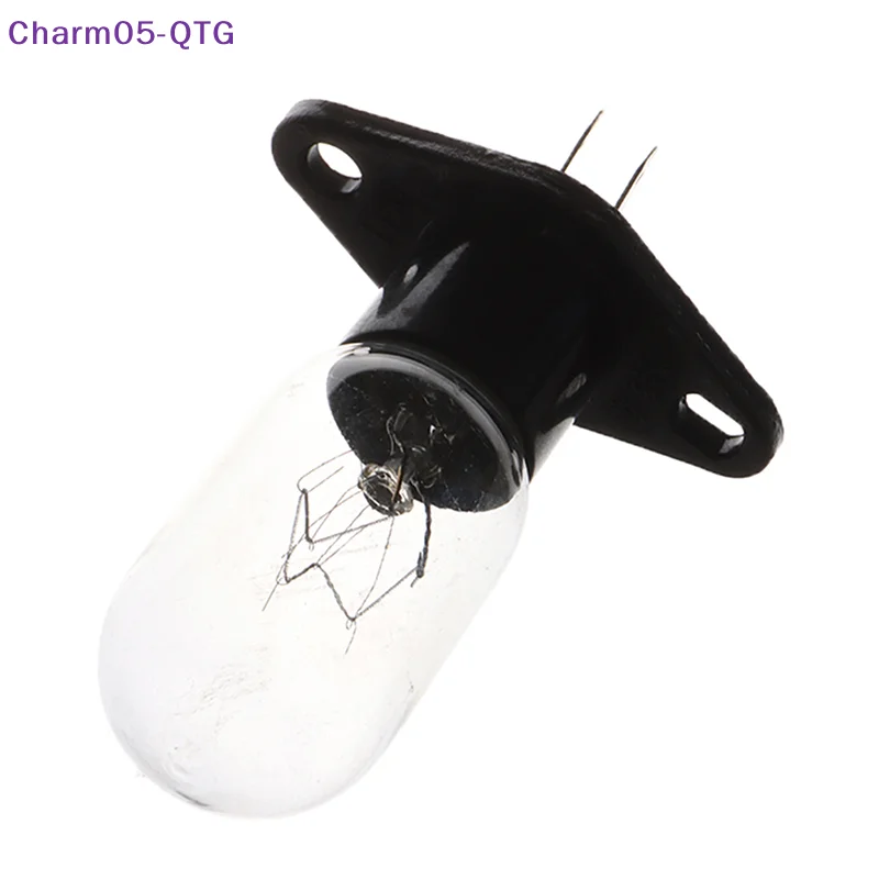 

NEW 1Pc 4.8mm Socket With Bent Foot 220V 15-20W Microwave Oven Bulb Refrigerator Lighting Bulb with Holder Replacement Universal