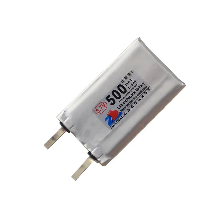 CIS core 502540 500mAh 3.7V Bluetooth polymer lithium battery unprotected processing semi-finished products