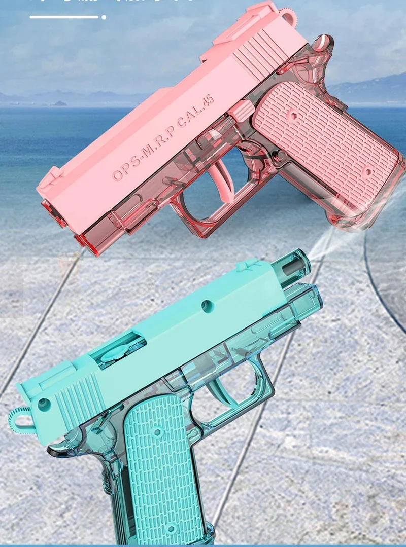 New In Stock M1911 Pistol Water Guns Toy Summer Pool Party Beach Shooting Games Outdoor Toys Birthday Gifts For  Friends
