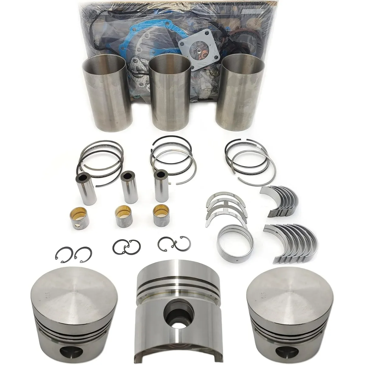 D1301 Engine Overhaul Rebuild Kit (No valve set) for Kubota D1301DA Engine L295DT L295F L305DT Tractor