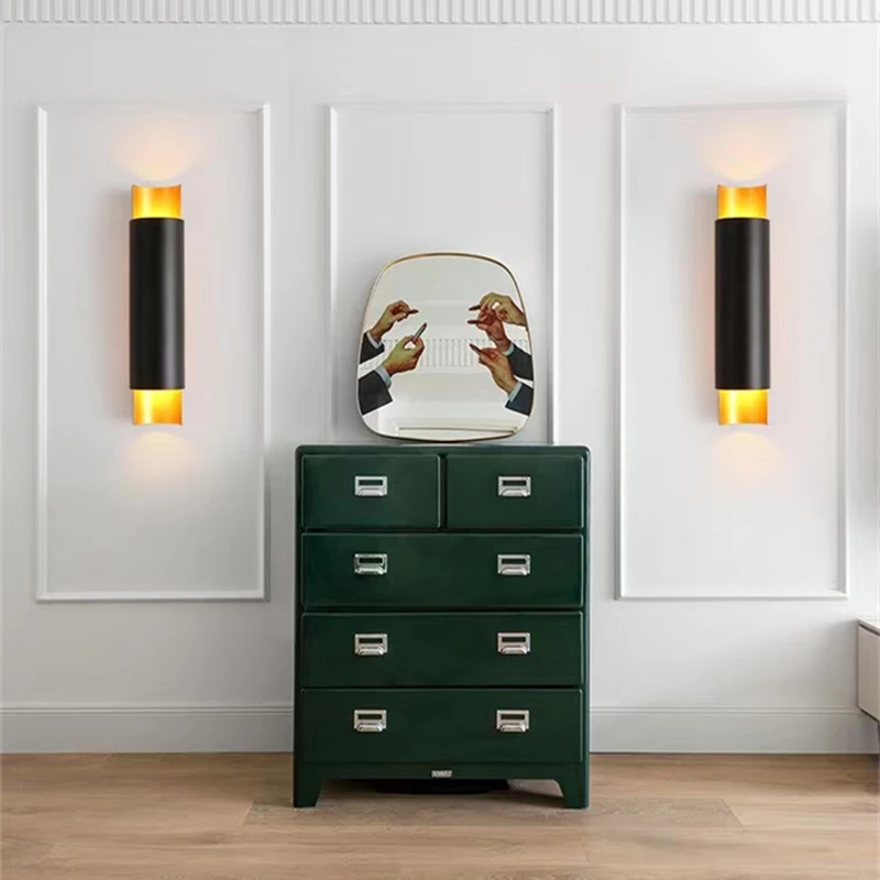 Modern LED Wall Lamp Nordic Luxury Metal Sconce Up Down Indoor Wall Light For Living Room Bedroom Hotel Decor LED Loft Luminaire
