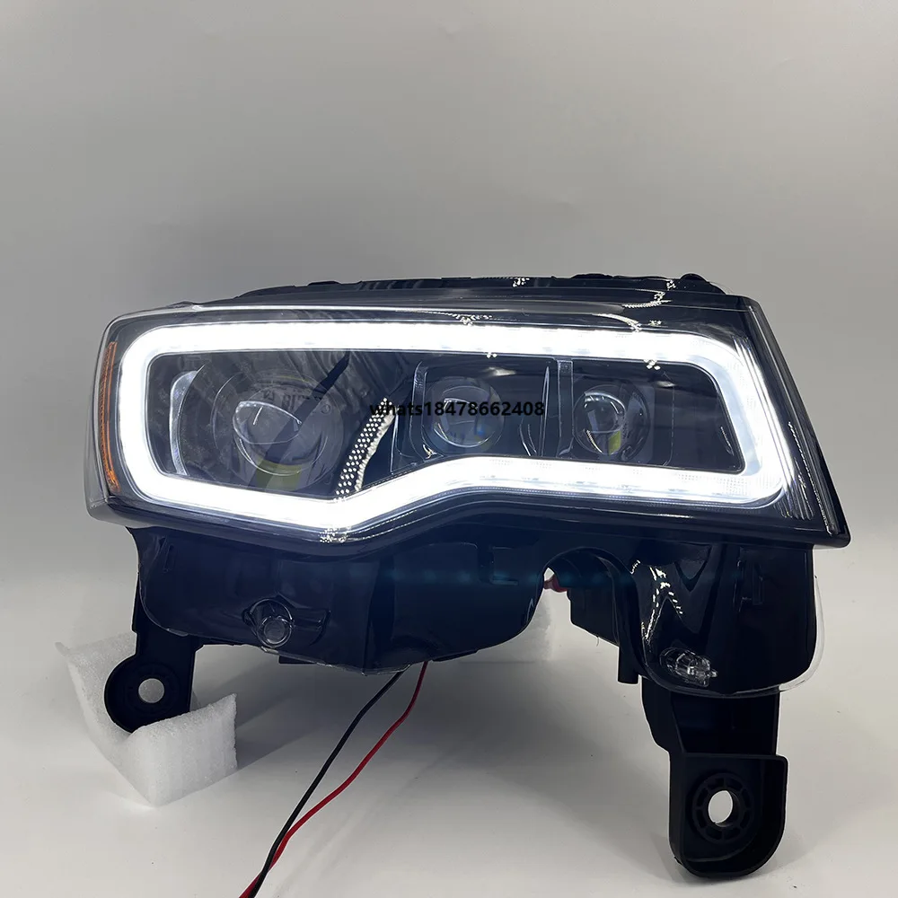 

12V 55W 6000 Lumens 6500K H7 LED Headlight Assembly 2014-2021 for Grand Cherokee High-Brightness Flowing Turn Signal