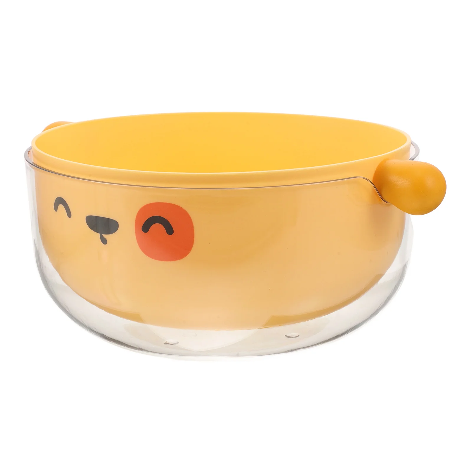 

Double Layer Wash Basin Plastic Vegetable Fruit Washing Basket Built-In Strainer Drainage Kitchen Colander Set Draining