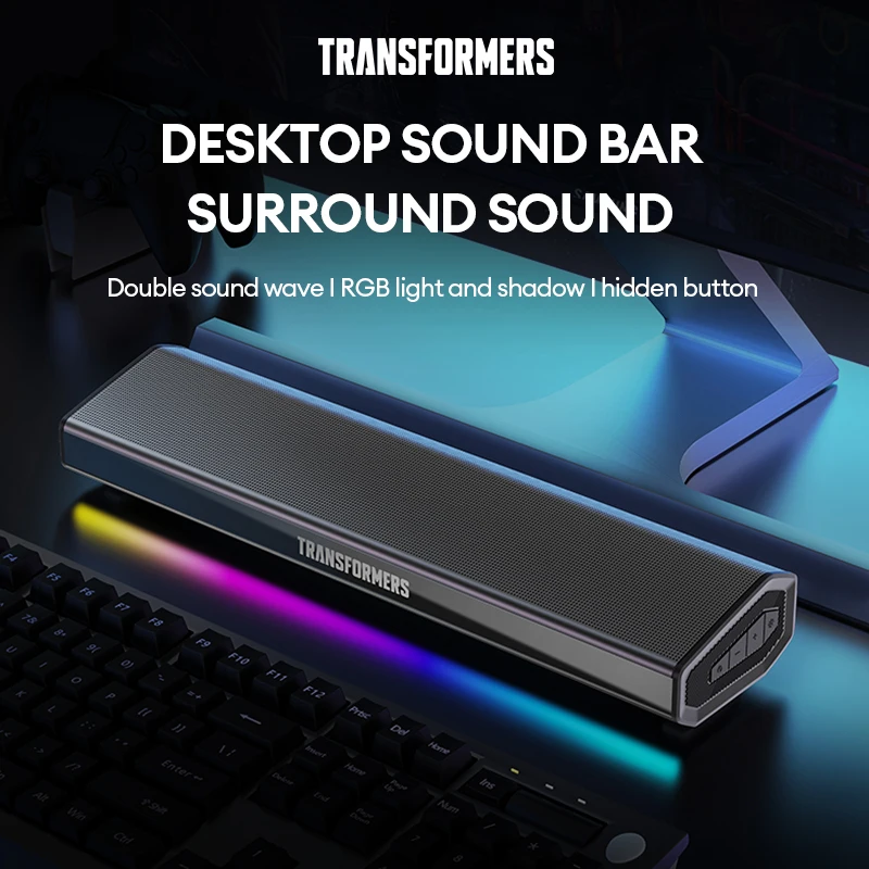 TRANSFORMERS TF-Y20 Wired/Wireless Bluetooth Speaker Surround Stereo Sound Box PC Computer Loudspeaker HiFI Home Theater Choice