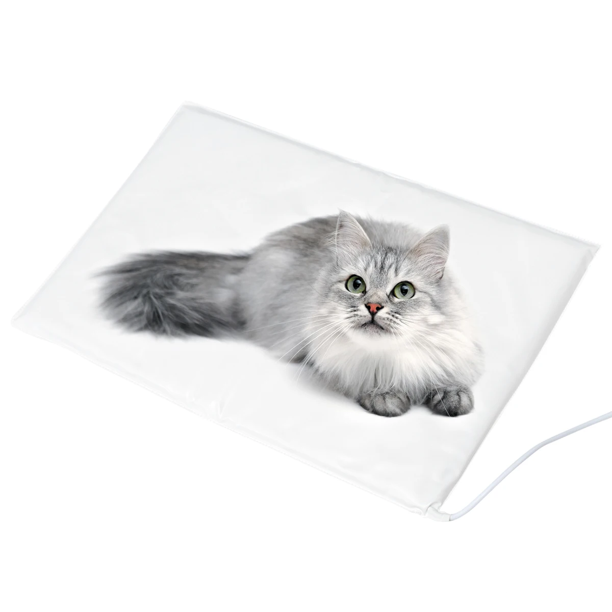 

Pet Heating Mat For Dogs Cats Electric Heated Pad 3 Gears Waterproof Safe Low Voltage 40X60Cm Plug Comfortable