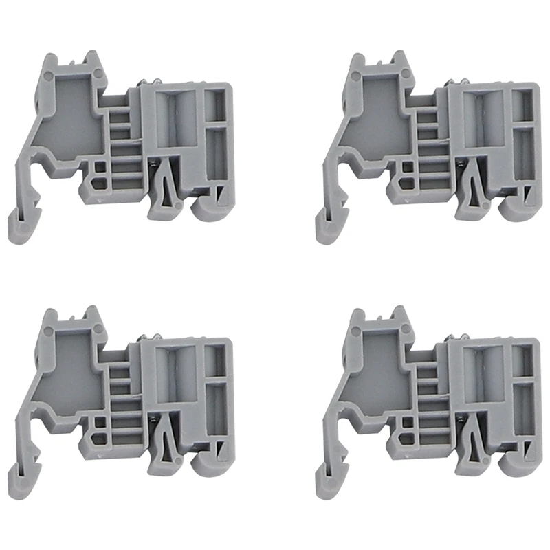 DIN Rail Terminal Blocks Kit Terminal+Ground Blocks+Aluminum Rail+End Brackets+End Covers+Jumpers Kits