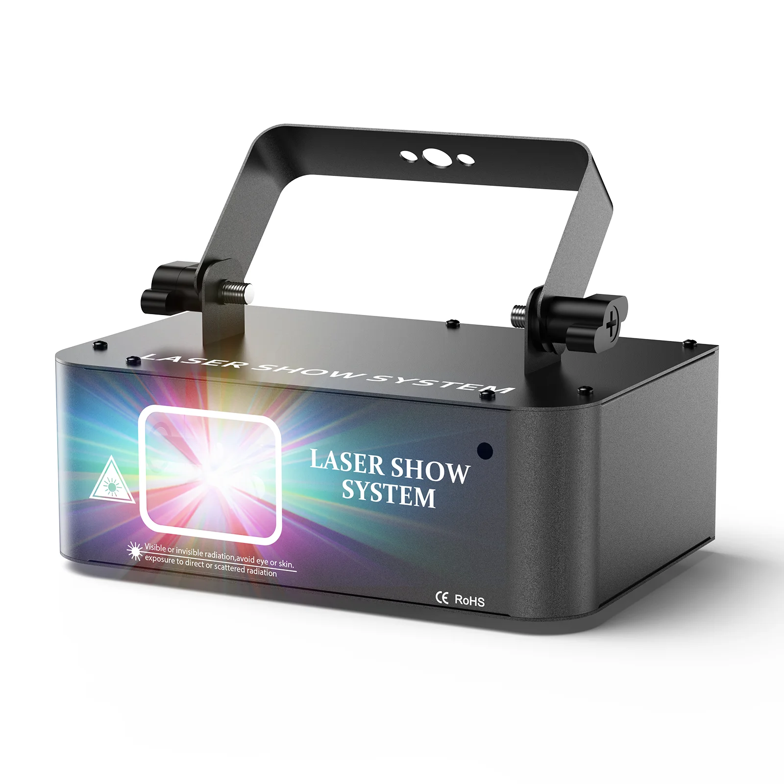 

U'King RGB Laser Scanner Beam Effect Laser Projector Lighting LED Indoor Stage Light for DJ Disco Party DMX512 Sound Activated