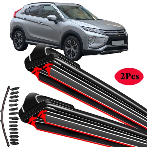 Для Mitsubishi Eclipse Cross GK GL YA 2017 ~ 2022 SEL чистка лобового стекла щетки для лобового стекла аксессуары автомобильные передние щетки стеклоочистителя