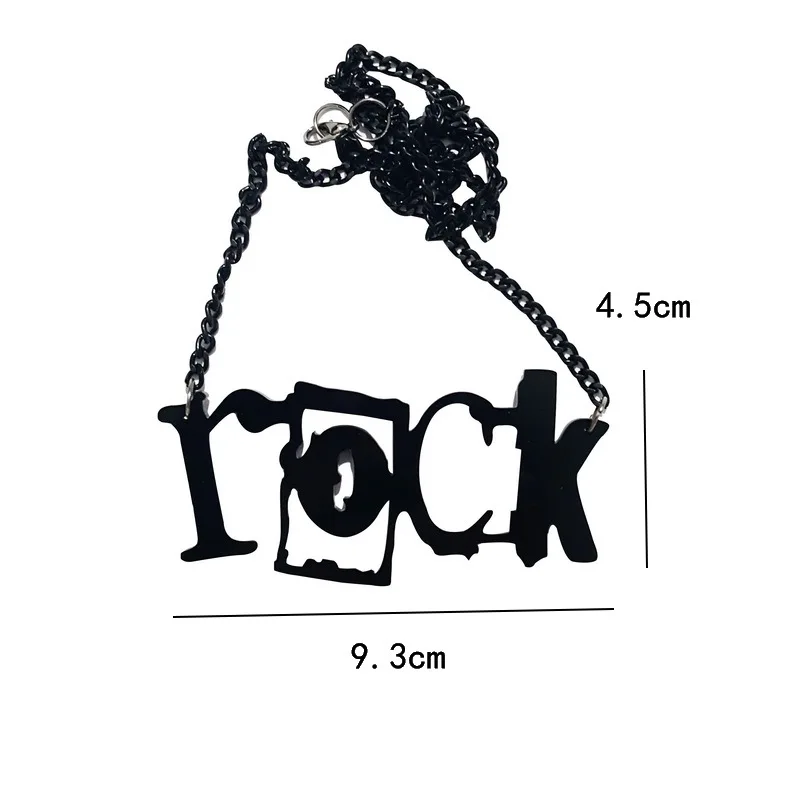 New 1 Pcs Dark Black Letter Halloween ZOMBIE Necklace Pendant Novelty Necklace Hip Hop Punk Jewelry Gift for Men