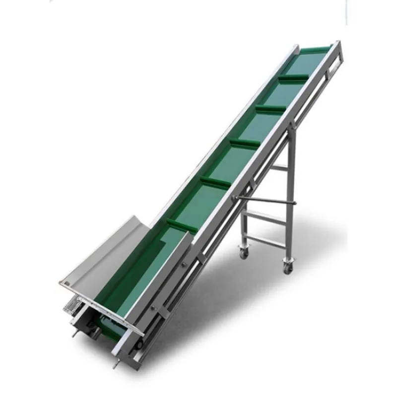 

Belt Type Conveyor For Injection Molding Machine Food Tea Elevator Corrugated Sidewall Cleated Belt For Granule Powder Material