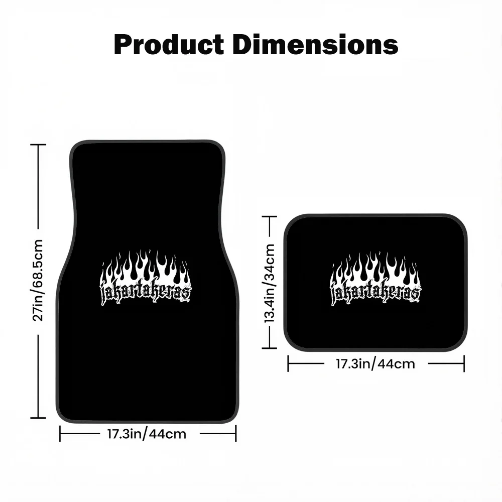 

Набор из 4 универсальных автомобильных ковриков | Полиэфирное волокно, удобный и эргономичный дизайн, подходит для большинства моделей, включая грузовики.