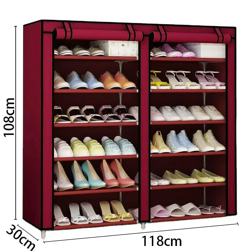 breathable shoe rack organizer cabinet tall shoe rack cabinet storage Non-woven shoe rack cabinet for entryway